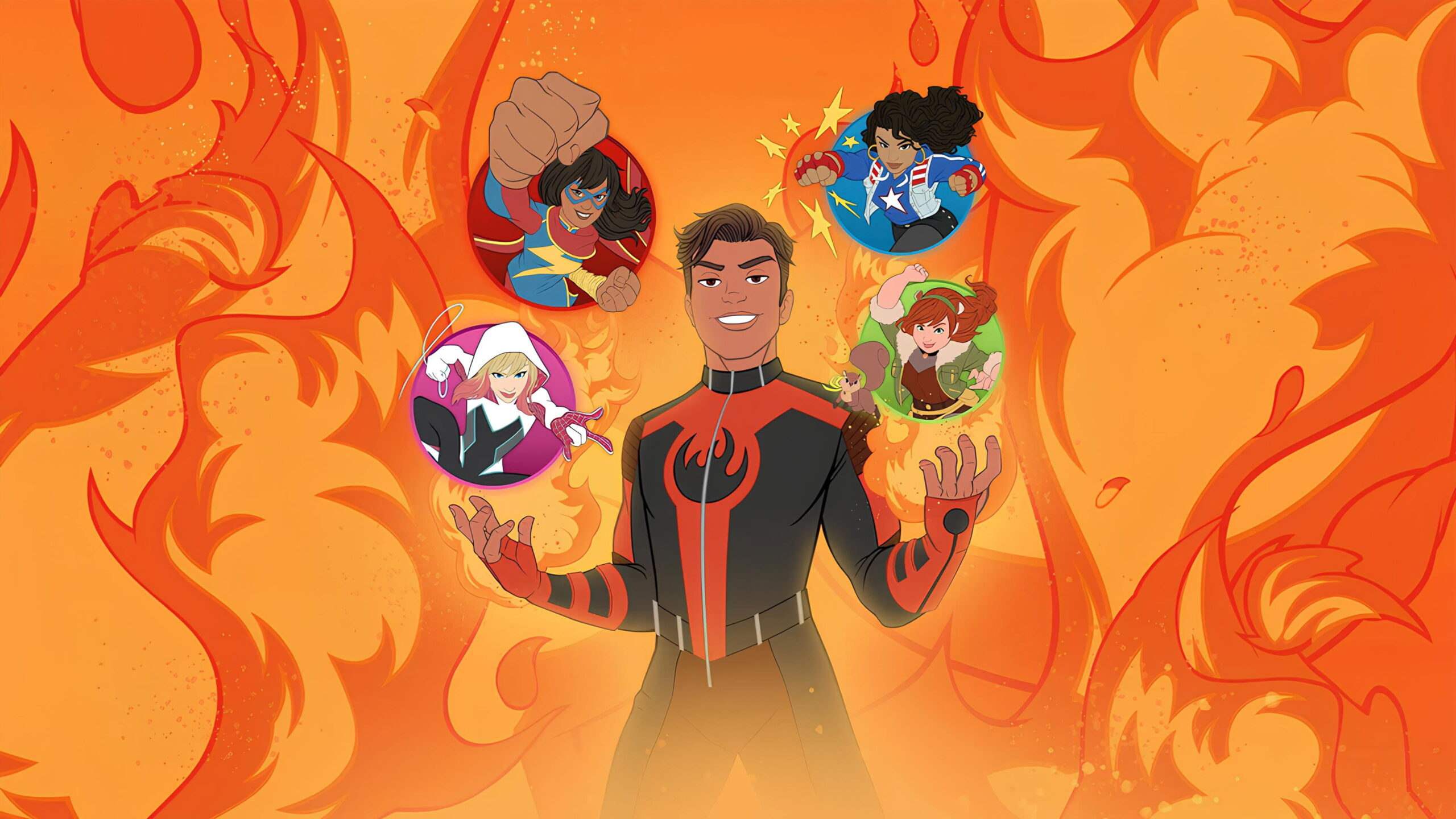 دانلود انیمیشن “Marvel Rising: Initiation” Marvel Rising: Playing with Fire 2019