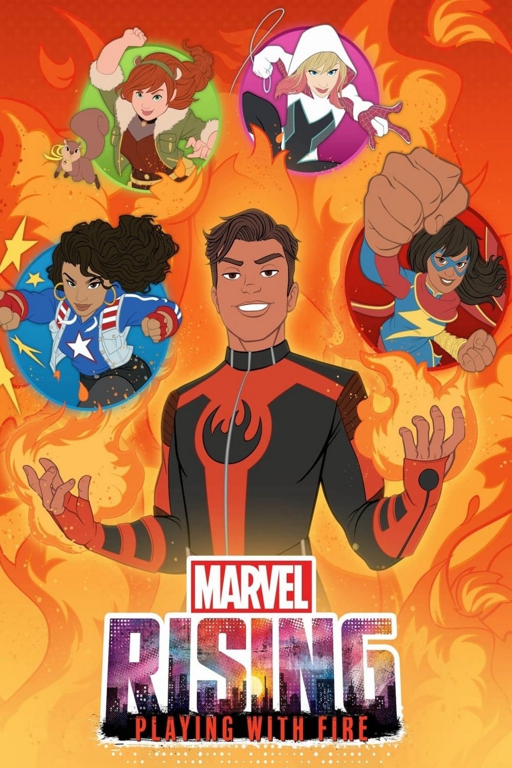 دانلود انیمیشن “Marvel Rising: Initiation” Marvel Rising: Playing with Fire 2019