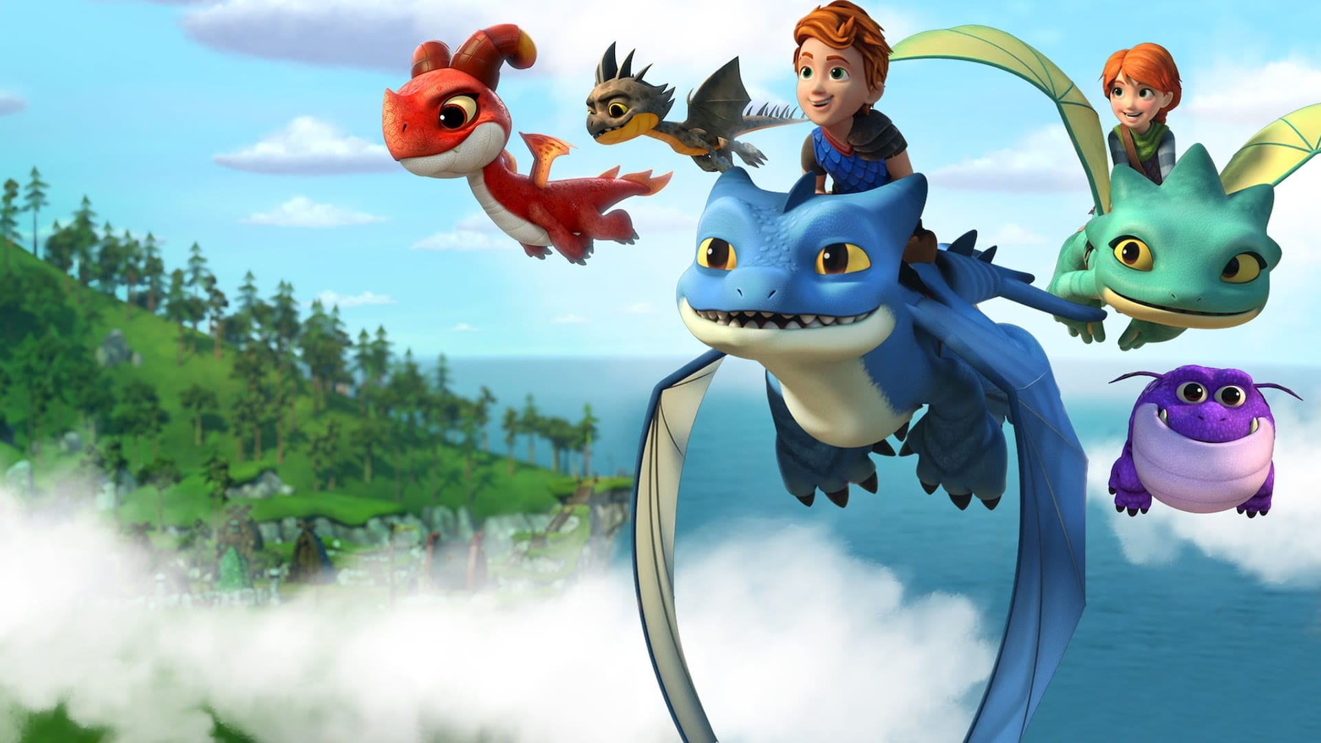 دانلود انیمیشن Dragons: Rescue Riders: Hunt for the Golden Dragon 2020